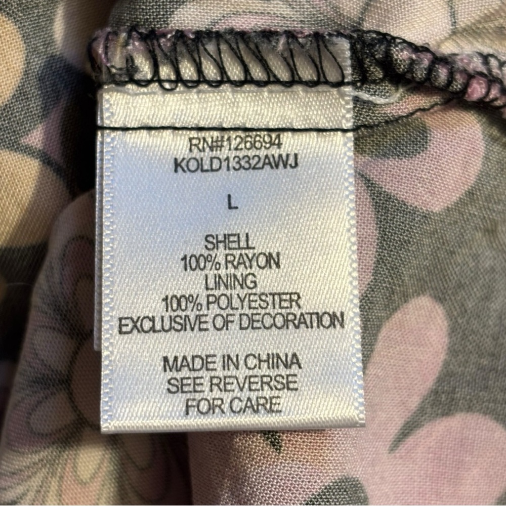 Live to be Spoiled Women's Floral Mini Dress Size Large - Picture 6 of 6